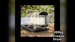 ขายเครื่องอบแช่แข็งอุตสาหกรรมขนาด 200 กก