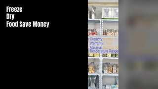 มินิโฮมเครื่องแช่เยือกแข็งอาหาร