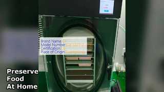 เครื่องอบแห้งแบบแช่แข็งสำหรับอาหารที่อยู่ได้นาน