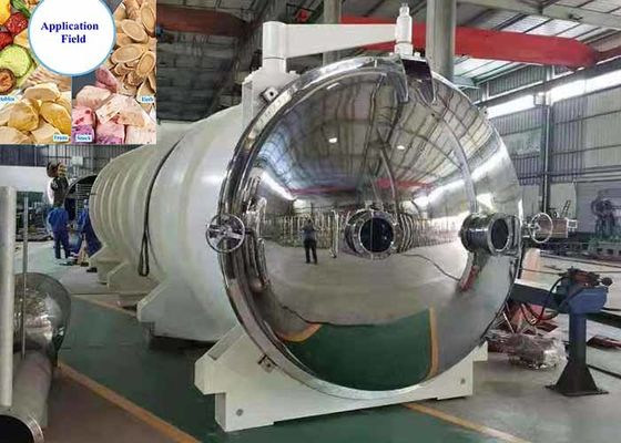 1000Kg อาหาร ผลไม้ วาคูม เครื่องแห้งแบบแช่แข็ง ภายใน 133pa
