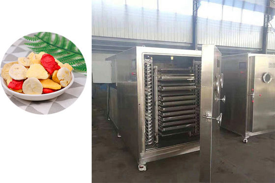 304 SUS เครื่องซักแห้งแบบแช่แข็งอุตสาหกรรม พร้อมระบบเย็น Bitzer