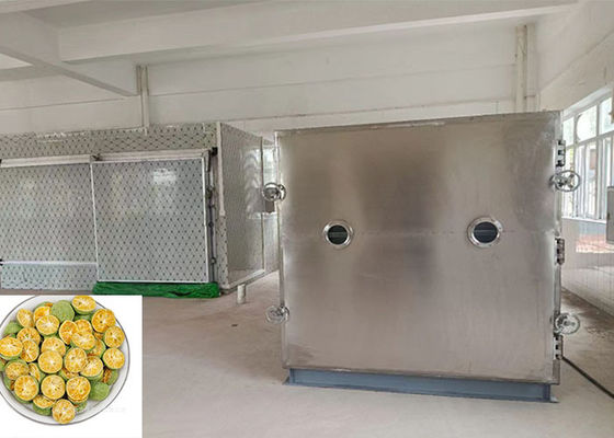 100 กิโลกรัม/ชุด Lyophilizer เครื่องปรุงแห้งแบบแข็งด้วย Bitzer Unit