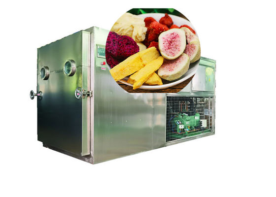 100Kg 200Kg PLC ควบคุม Lyophilizer อาหาร วาคูม เครื่องแห้งเย็น