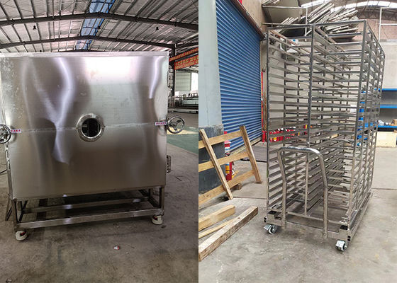 10KW/H เครื่องซักแห้งอาหารแบบแวคิวัมแบบแช่แข็ง ด้วยพลังงานติดตั้ง 45KW