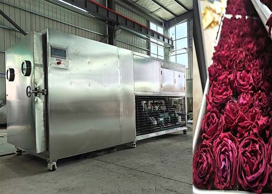 200Kg 500Kg อุปกรณ์แห้งแบบแข็งแบบ Lyophilizer ขนาดใหญ่