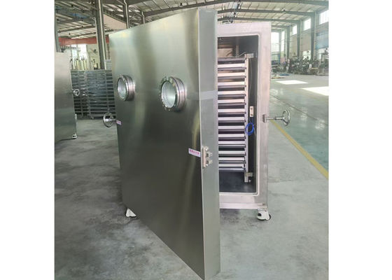 เครื่องแห้งอาหารแบบแช่เย็นแบบแอกระจก 100Kg เครื่องแห้งอุตสาหกรรมสําหรับการแห้งที่แม่นยํา
