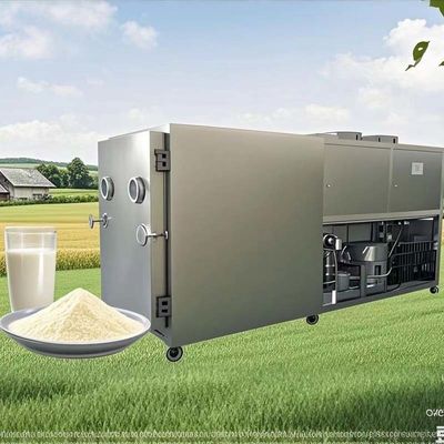 230KW ไม้ผลไม้อุณหภูมิ เครื่องเป่าแห้งเย็น ความชื้นสูง การปรับปรุงสภาพอากาศ Lyophilizer