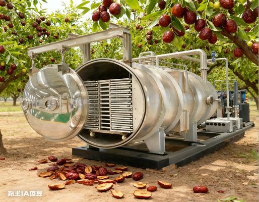 เครื่องอบแห้งแบบเยือกแข็งสำหรับอุตสาหกรรม การอบแห้งแม่นยำสำหรับส่วนผสมมูลค่าสูง การแปรรูปตามสัญญาจำนวนมาก