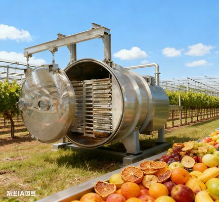 ขยายขนาดการถนอมอาหารของคุณ เครื่องอบแห้งแบบแช่เยือกแข็งความจุสูงของเรารับประกันคุณภาพระดับอุตสาหกรรม ปริมาณงานสูง และการกักเก็บสารอาหารที่เหนือกว่า