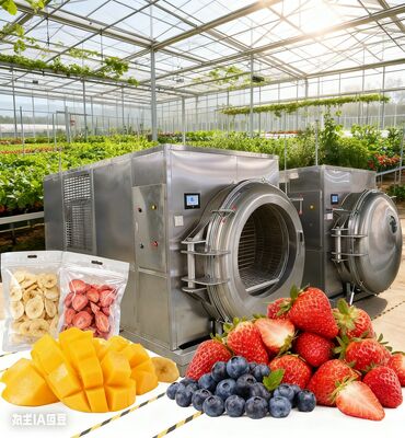 รูปแบบขนาดใหญ่: เครื่องแห้งแบบแช่แข็งประเภทอุตสาหกรรม