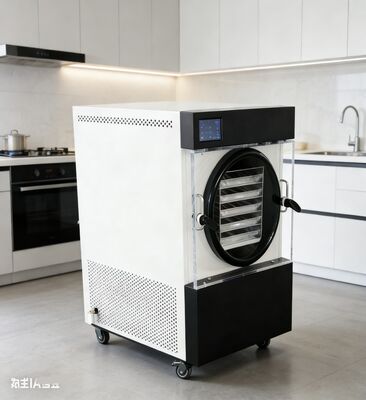 เครื่องอบแห้งแบบแช่เยือกแข็งขนาดเล็ก: สร้างอาหารฉุกเฉินที่ดีต่อสุขภาพ อาหารแคมป์ปิ้ง และขนมสำหรับสัตว์เลี้ยง ติดตั้งง่าย