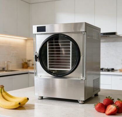 สดชื่นทั้งปี จากฟาร์มไปยังโต๊ะ เครื่องแห้งอาหารแบบต้มแข็งบนโต๊ะทํางานเงียบและเทคโนโลยีประหยัดพลังงาน