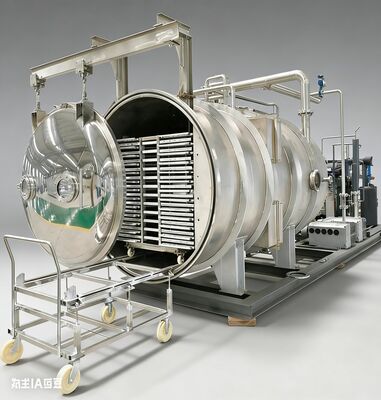 สร้างขึ้นสําหรับการผลิตยาและการประมวลผลอาหาร ไวโฟลิเซอร์พาณิชย์ 150 กิโลกรัมต่อชุด ห้องเหล็กไร้ขัดลม ระบบควบคุมอุณหภูมิแม่นยํา และเทคโนโลยีประหยัดพลังงาน