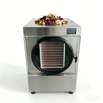 3600W เครื่องแห้งเย็นขนาดเล็ก ใช้ปั๊มสูบขัดขวาง Baosi สองระยะ ออกแบบสําหรับการแห้งเย็นของตัวอย่างทางชีววิทยาและเคมี