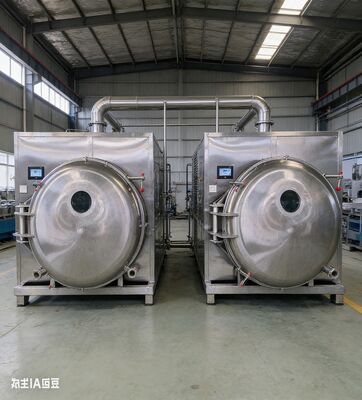 นําเทคโนโลยีที่เหมาะสมกับการเก็บเกี่ยวไปสู่ครัวพาณิชย์ของคุณ เครื่องแห้งแบบแข็งอุตสาหกรรม 100-200 กิโลกรัม ที่ล็อครสชาติและโภชนาการสูงสุดในขนาดสําหรับกาแฟ, อาหารทะเลและอาหารพร้อมอาหารระดับพรีเมี่ยม