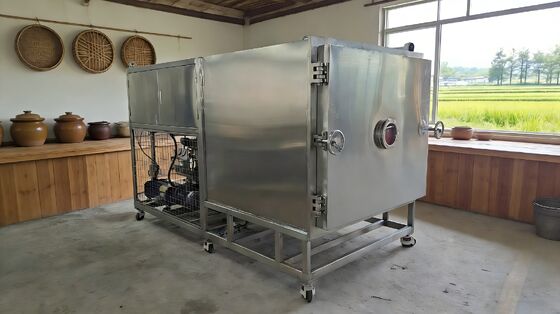 เวลาในการทำให้แห้ง 20 ถึง 24 ชั่วโมง เครื่องทำแห้งแบบแช่เยือกแข็งสุญญากาศ ให้การควบคุมสุญญากาศและอุณหภูมิที่เสถียรเพื่อการทำให้แห้งที่เหมาะสมที่สุด