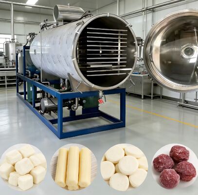 ระบบควบคุม PLC เครื่องอบแห้งแบบแช่แข็งอุตสาหกรรม ช่วงอุณหภูมิ -50 องศาเซลเซียส ถึง +80 องศาเซลเซียส ระบบความปลอดภัยหลายชั้นรับประกันการทำงาน