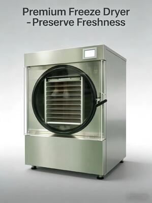 เครื่องทำแห้งแบบแช่แข็ง Danfoss Compressor สำหรับใช้ในบ้าน สแตนเลส SUS304 220V 1PH 50 60HZ เหมาะสำหรับการถนอมอาหารและการเก็บรักษาในระยะยาว