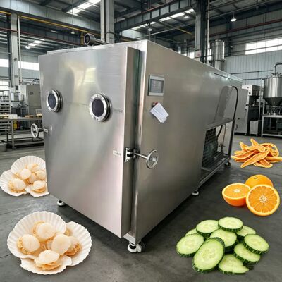 PLC Control Food Vacuum Freeze Dryer วิธีการทําความร้อนไฟฟ้า ให้ผลการแห้งอาหารที่สม่ําเสมอและประหยัดพลังงาน