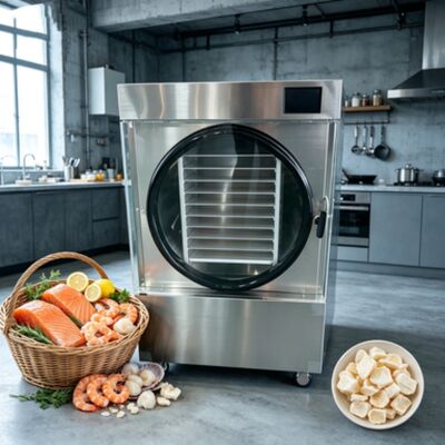 Danfoss Compressor Home Freeze Dryer Providing Temperature Range minus 50 to plus 90 Celsius and 3600W Power for Operation