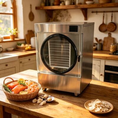 20 to 25kg Capacity Home Freeze Dryer 1100 by 1000 by 1180mm Perfect Solution for Home Food Dehydration and Preservation