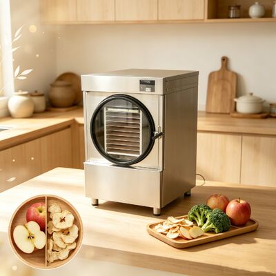 เครื่องแห้งเย็นขนาดเล็กขนาดกลาง 3600W ที่ออกแบบมาเพื่อตอบสนองความต้องการในการแห้งเย็นในห้องปฏิบัติการยาและอุตสาหกรรมอาหาร